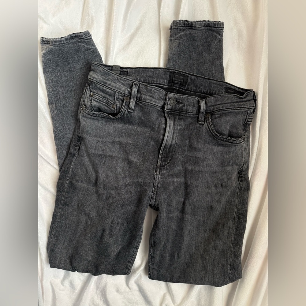 Citizens of Humanity Rocket High Rise Skinny Jeans Gray Wash Women’s Size 28